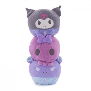 Hello Kitty Kuromi Bestie Throw Pillow Purple | AU_HK64671