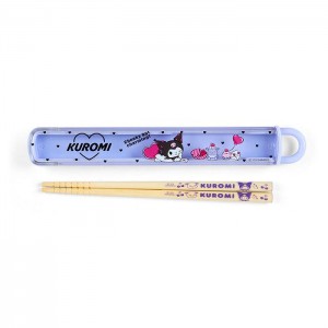 Hello Kitty Kuromi Everyday Chopsticks & Case Yellow | AU_HK23858