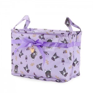 Hello Kitty Kuromi Fabric Storage Bin (Royal Princess Series) Purple | AU_HK98173