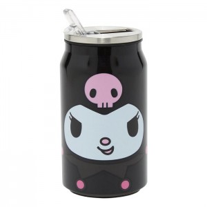 Hello Kitty Kuromi Soda Can Water Bottle Black | AU_HK82548
