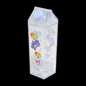 Hello Kitty Kuromi x Care Bears Milk Carton Water Bottle White | AU_HK30177