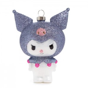 Hello Kitty Kuromi x Kat + Annie Glass Ornament Grey | AU_HK47410