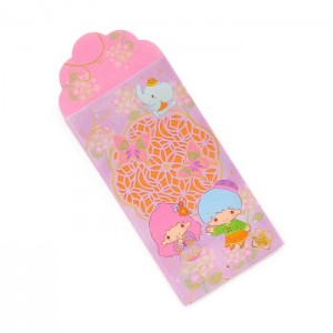 Hello Kitty LittleTwinStars 6-pc Laser-Cut Enclosure Envelopes Pink | AU_HK62009