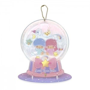 Hello Kitty LittleTwinStars Acrylic Keychain and Stand (Furry Friends Series) Pink | AU_HK22847