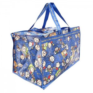 Hello Kitty Minna No Tabo Foldable Storage Bag Blue | AU_HK22930
