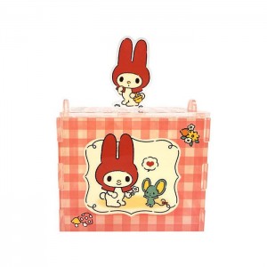Hello Kitty My Melody Acrylic Storage Case (Red Classic Gingham Series) Orange | AU_HK66976