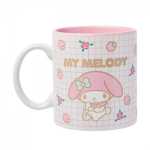 Hello Kitty My Melody All-Over Print Ceramic Mug (Sweet Things) Pink | AU_HK80577