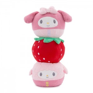 Hello Kitty My Melody Bestie Throw Pillow Pink | AU_HK84425
