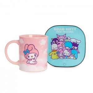 Hello Kitty My Melody Coffee Mug Warmer Set Pink | AU_HK36863