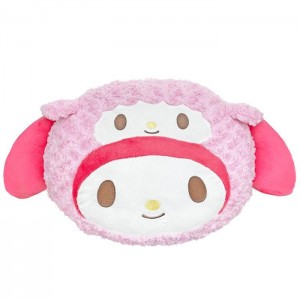 Hello Kitty My Melody Cozy Pals Face Plush Pink | AU_HK73129