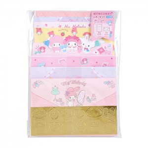 Hello Kitty My Melody Deluxe Letter Set Pink | AU_HK36885