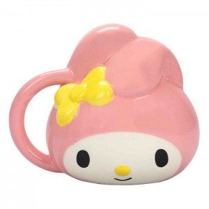 Hello Kitty My Melody Face Sculpted Mug Pink | AU_HK50369