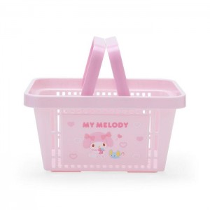 Hello Kitty My Melody Mini Shopping Storage Basket Pink | AU_HK63864