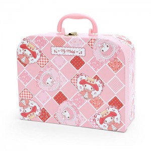 Hello Kitty My Melody Red Akamelo Storage Suitcase Pink | AU_HK80587