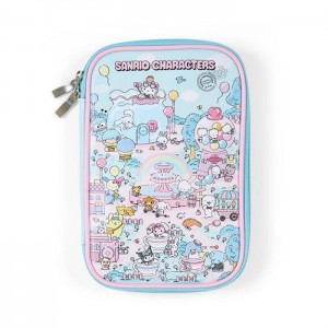 Hello Kitty Sanrio Characters Travel Case (Day at the Funfair Series) Blue / Pink | AU_HK21160